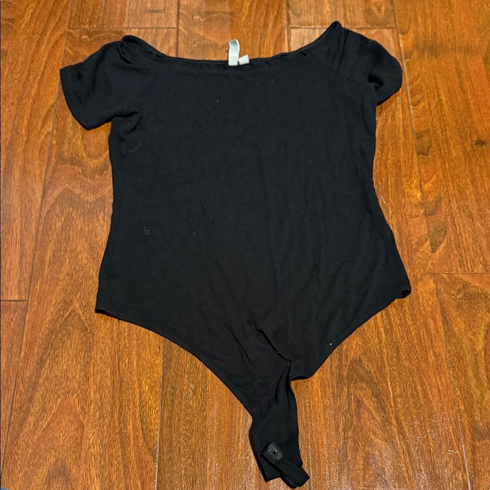ASOS Black bodysuit Top